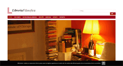 Desktop Screenshot of libreriafilosofica.com