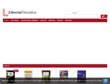 Tablet Screenshot of libreriafilosofica.com